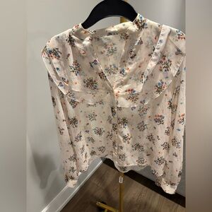 Floral Cream Blouse